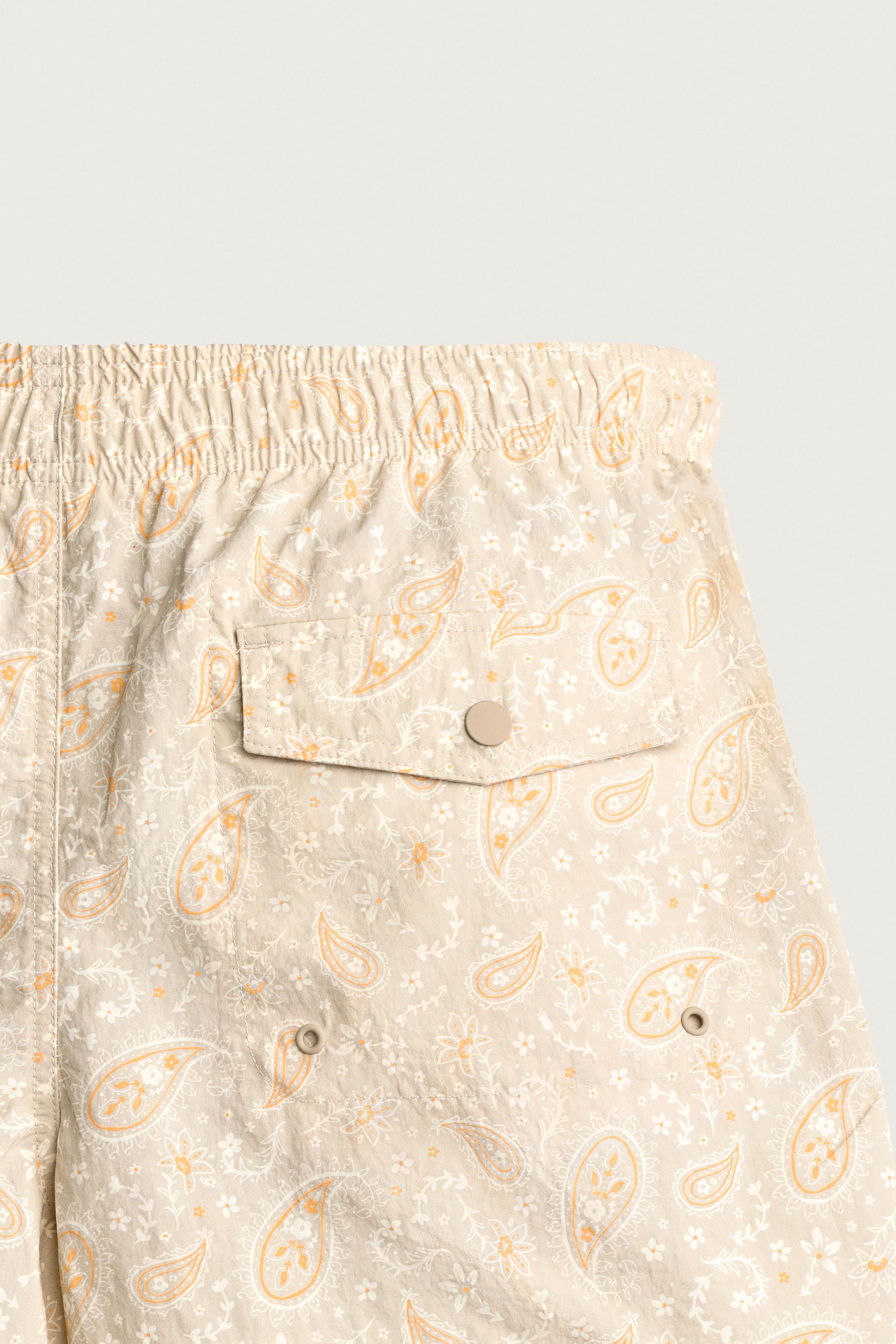 MAILLOT DE BAIN MI-LONG PAISLEY